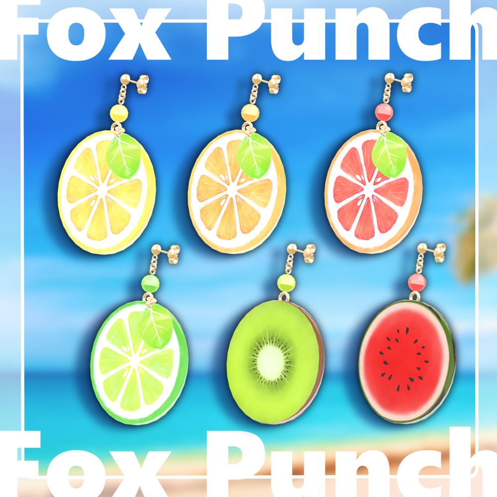 【かわいく揺れる♡】CutFluits Earring