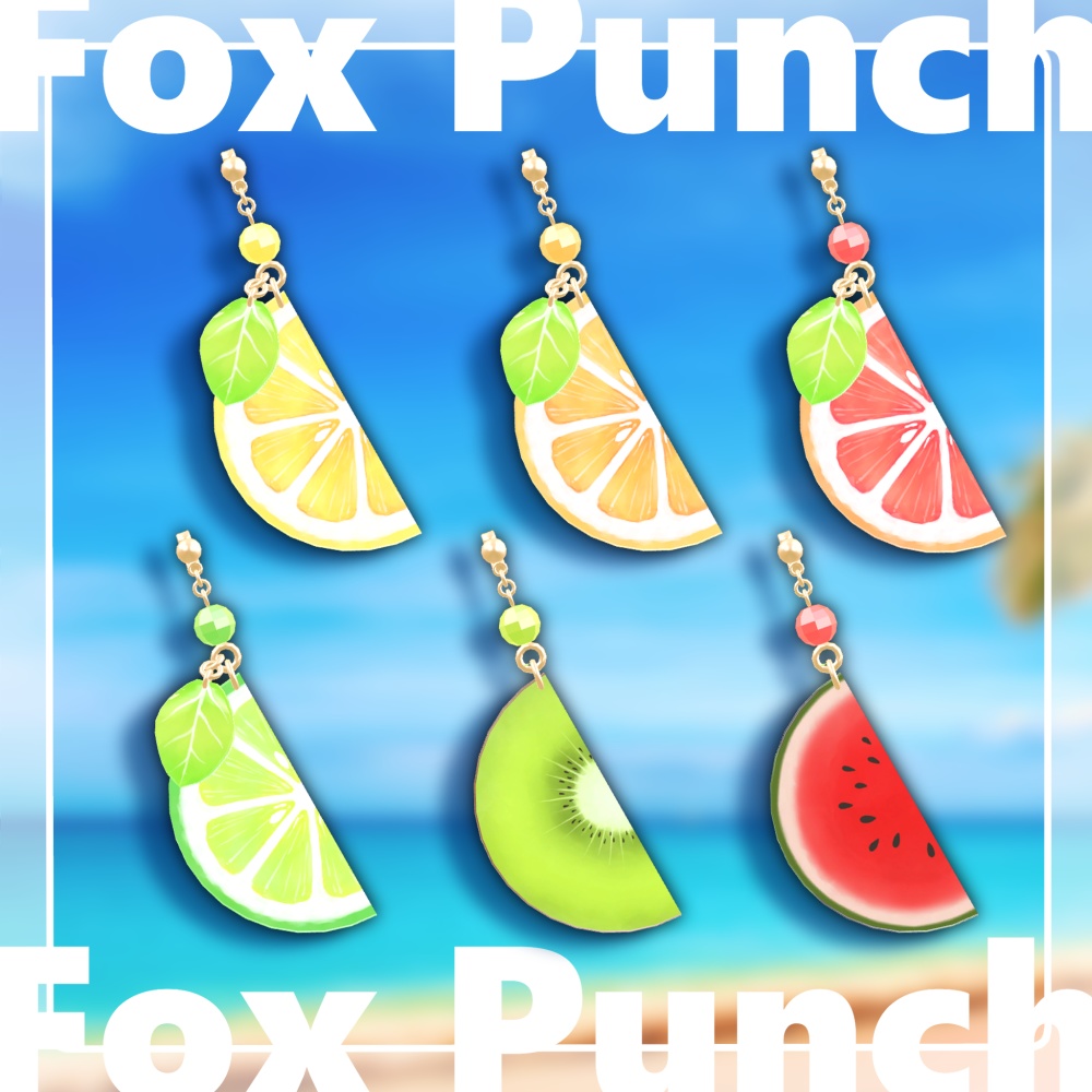 【かわいく揺れる♡】CutFluits Earring