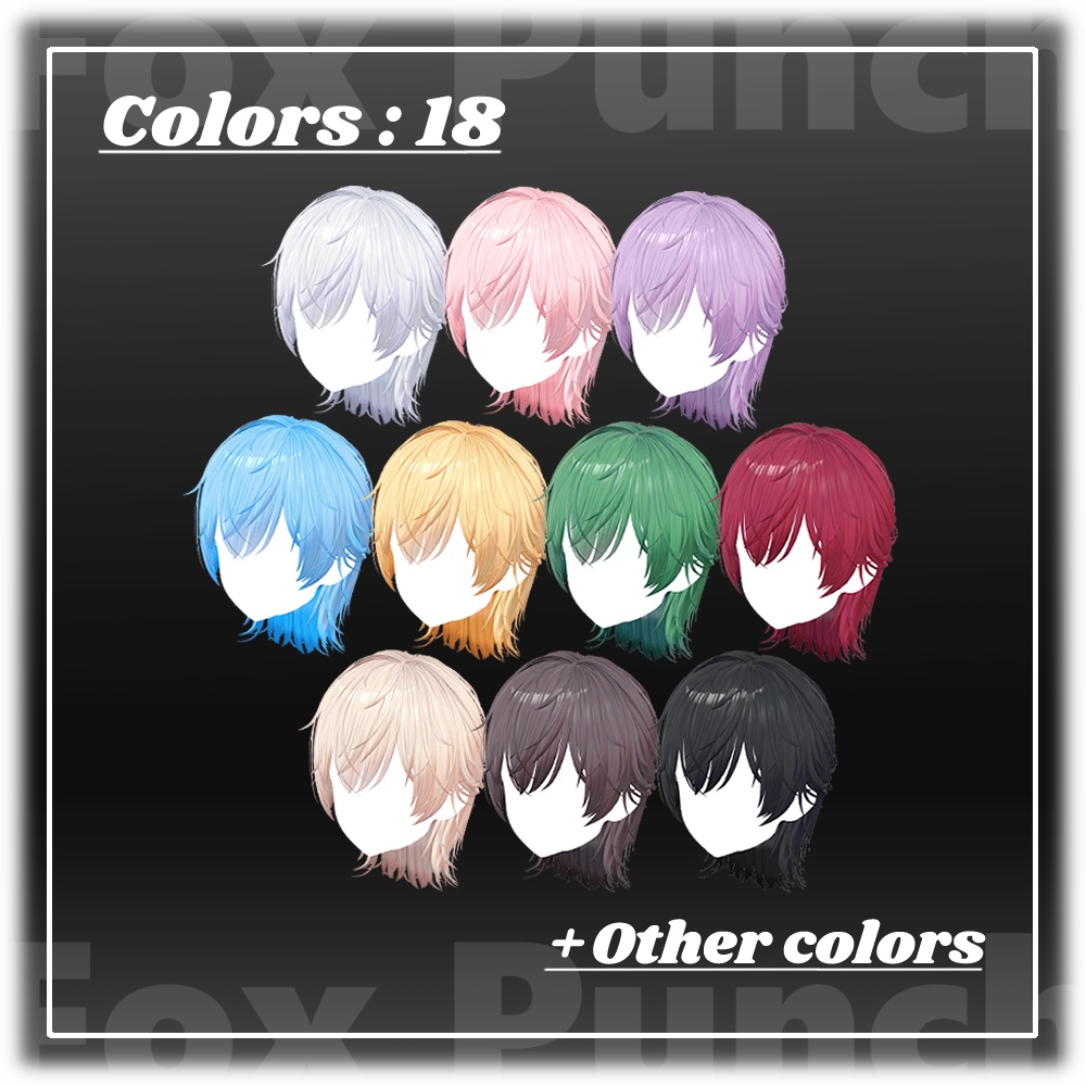 【12アバター】ハーフアップヘア - Half up Hair -