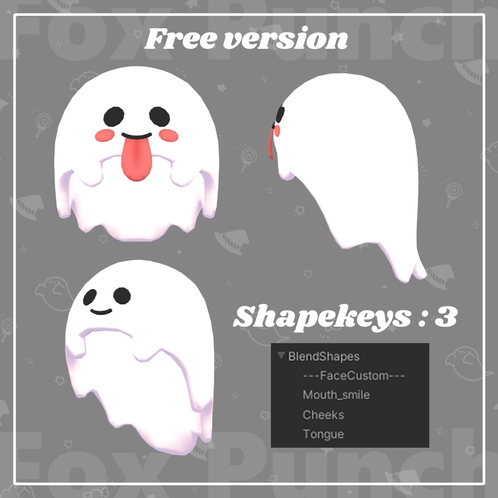 【無料版あり】ハロウィンおばけ【PB】