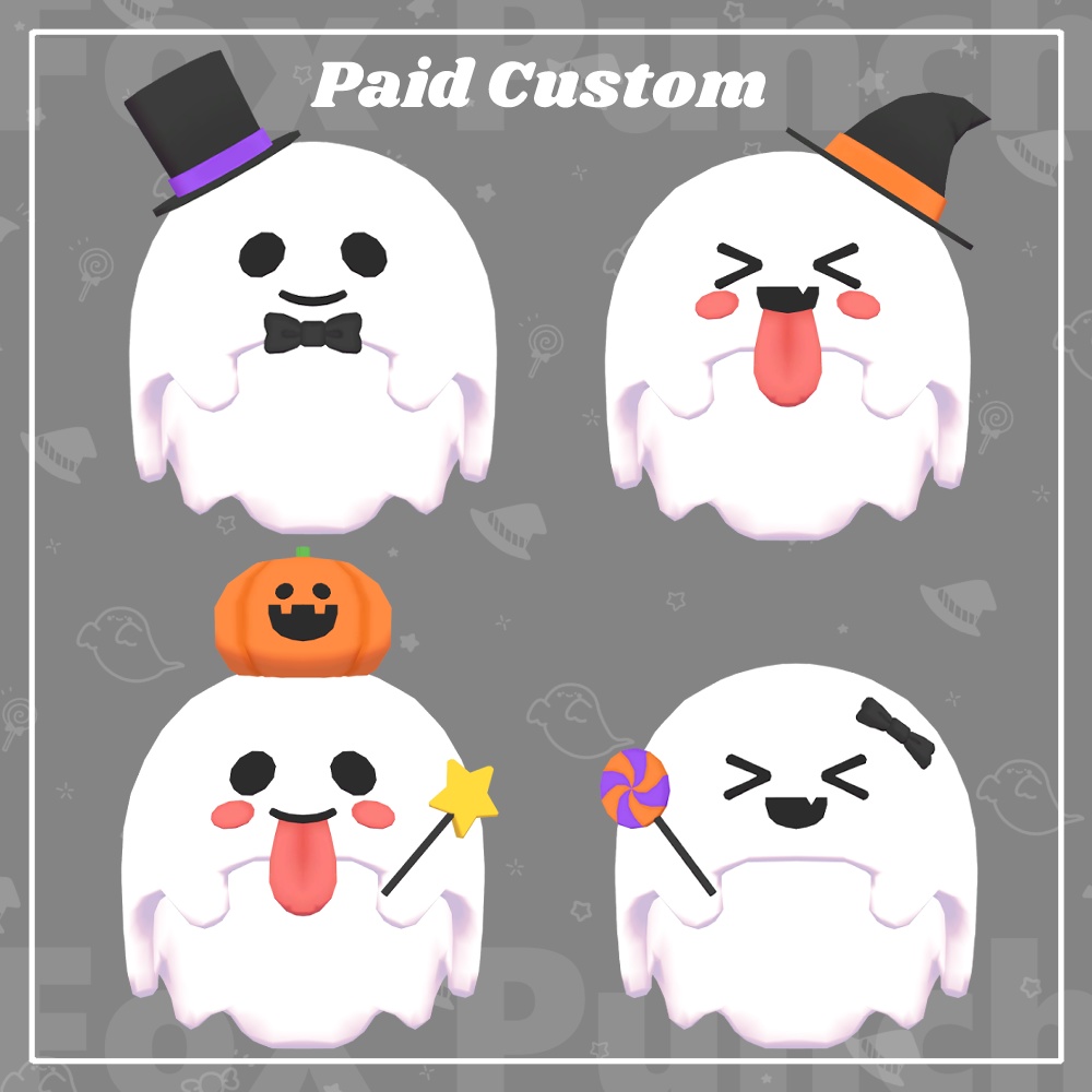 【無料版あり】ハロウィンおばけ【PB】