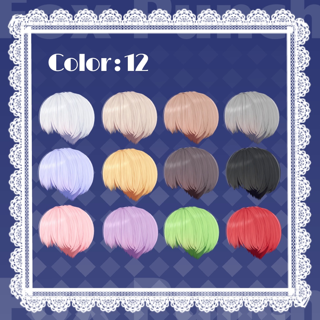 【13アバター】爽やかショートヘア -Sawayaka Short Hair-