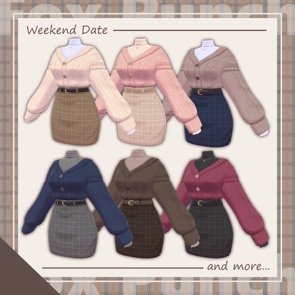 【15Avatar対応】週末デートコーデ - Weekend Date -