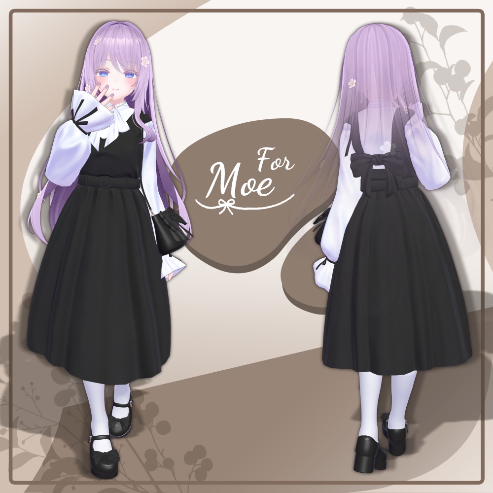 【10アバター対応】DaintyRibbon