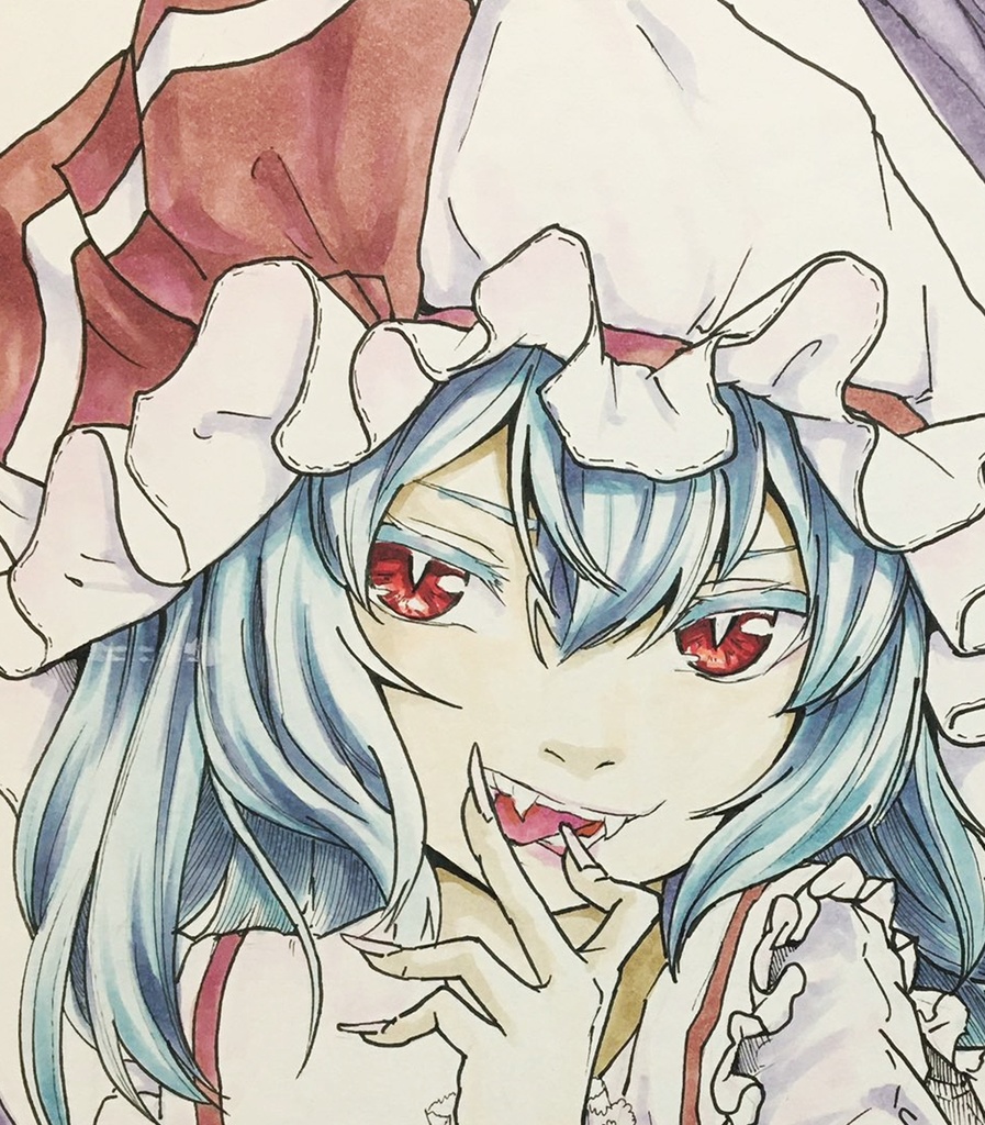 手描きイラスト○東方project 東方○レミリア・スカーレット