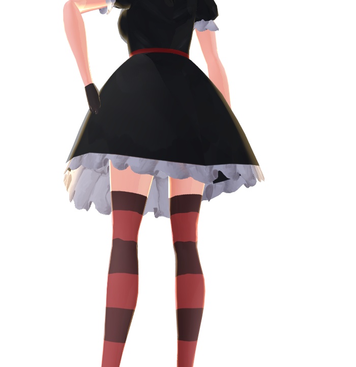 ゴスロリ風ワンピース