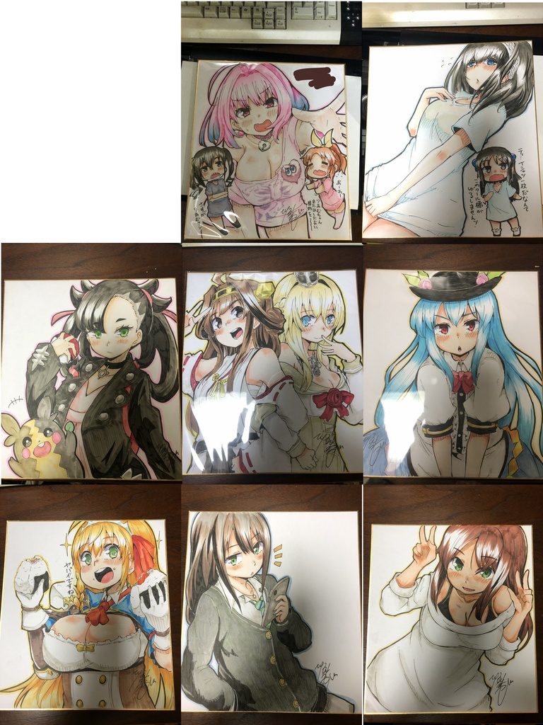 アナログ色紙(オーダーメイド)