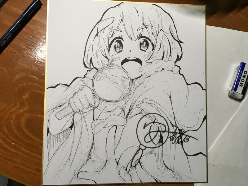 アナログ色紙(オーダーメイド)