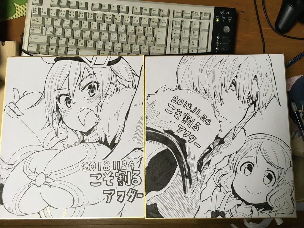 アナログ色紙(オーダーメイド)