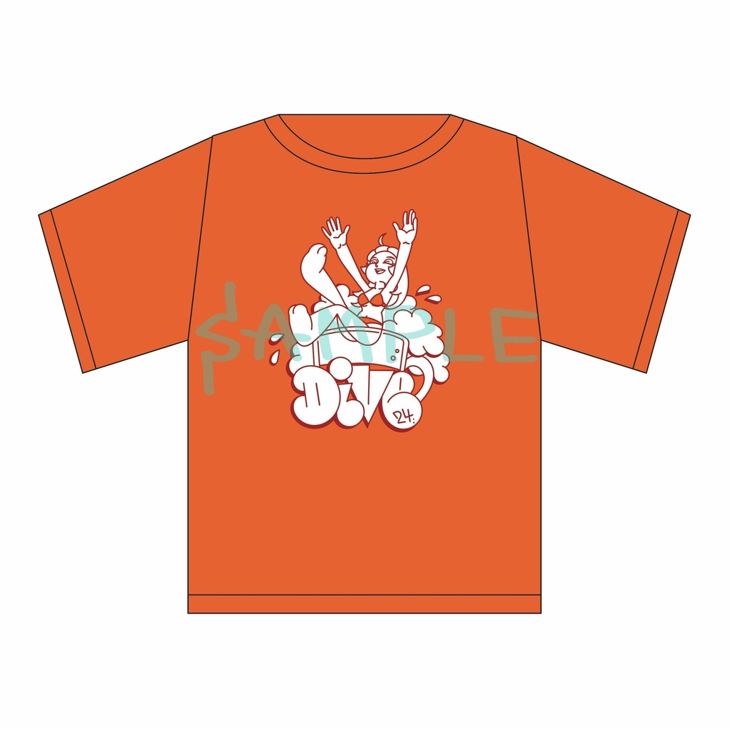 つきかわ "DIVE to BEER!"  Tシャツ