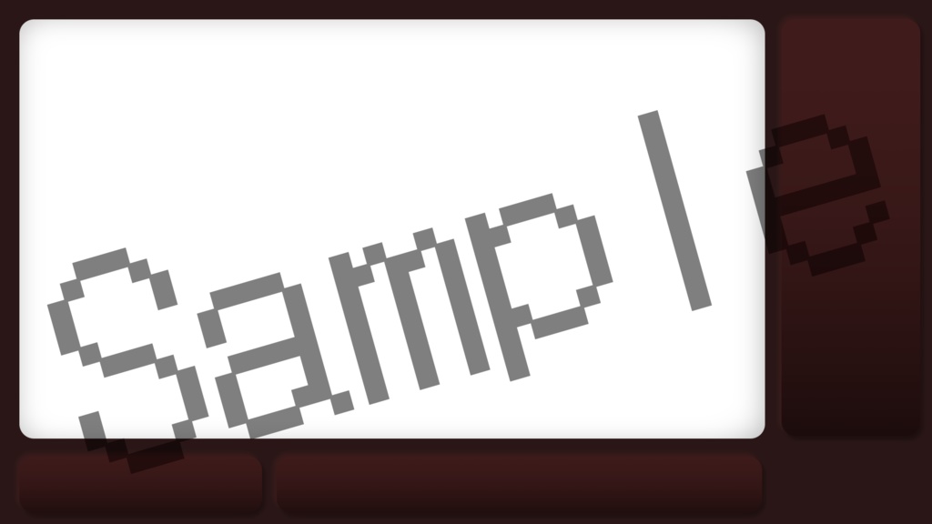 【9色】シンプルなニューモフィズム【配信オーバーレイ】