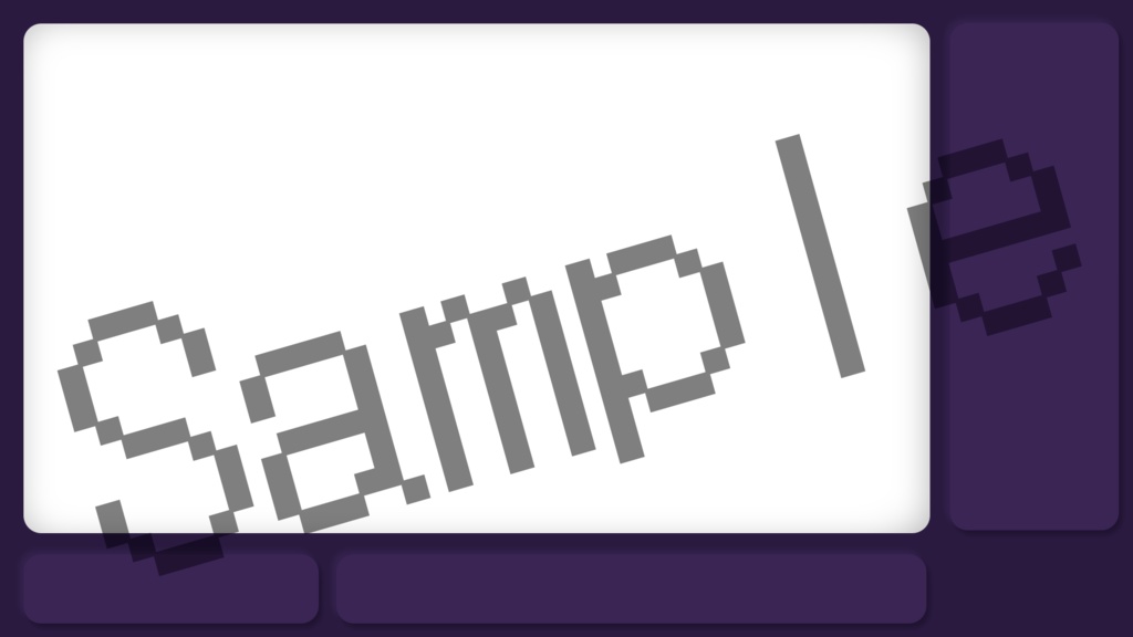 【9色】シンプルなニューモフィズム【配信オーバーレイ】