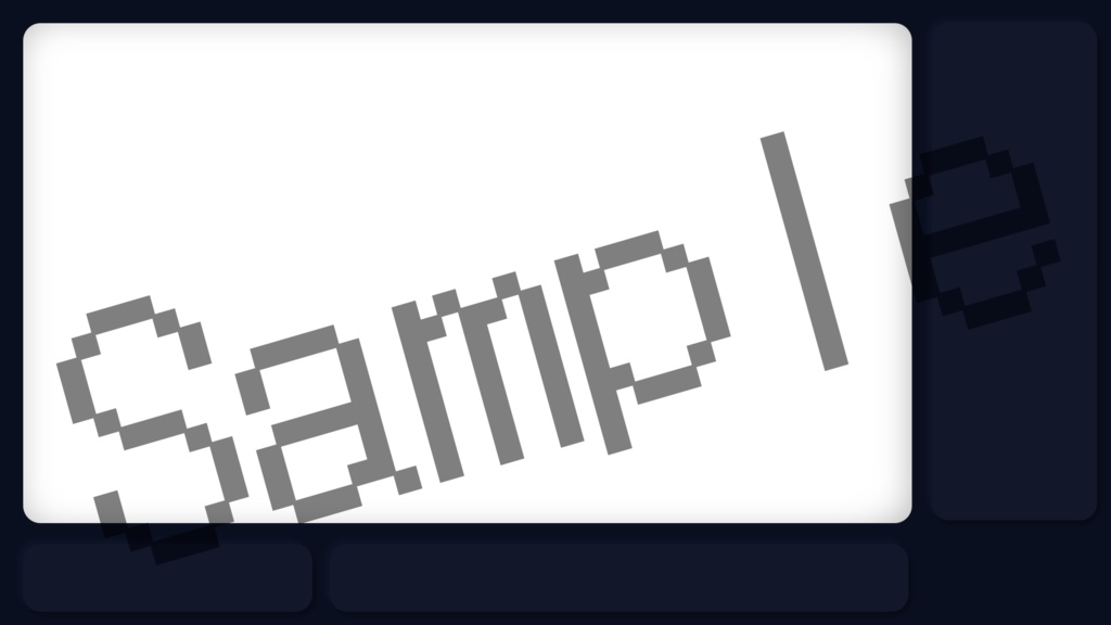 【9色】シンプルなニューモフィズム【配信オーバーレイ】