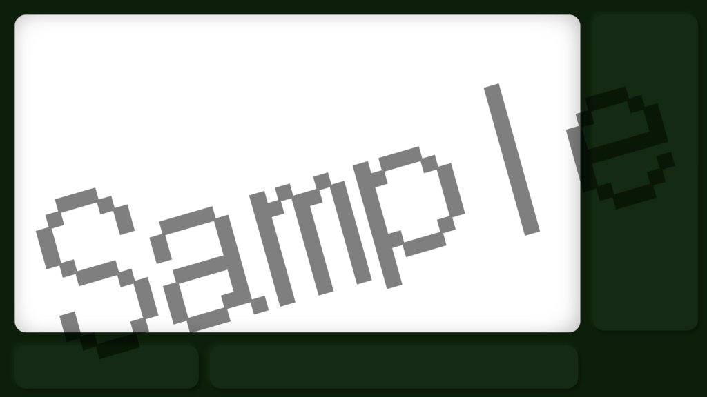 【9色】シンプルなニューモフィズム【配信オーバーレイ】