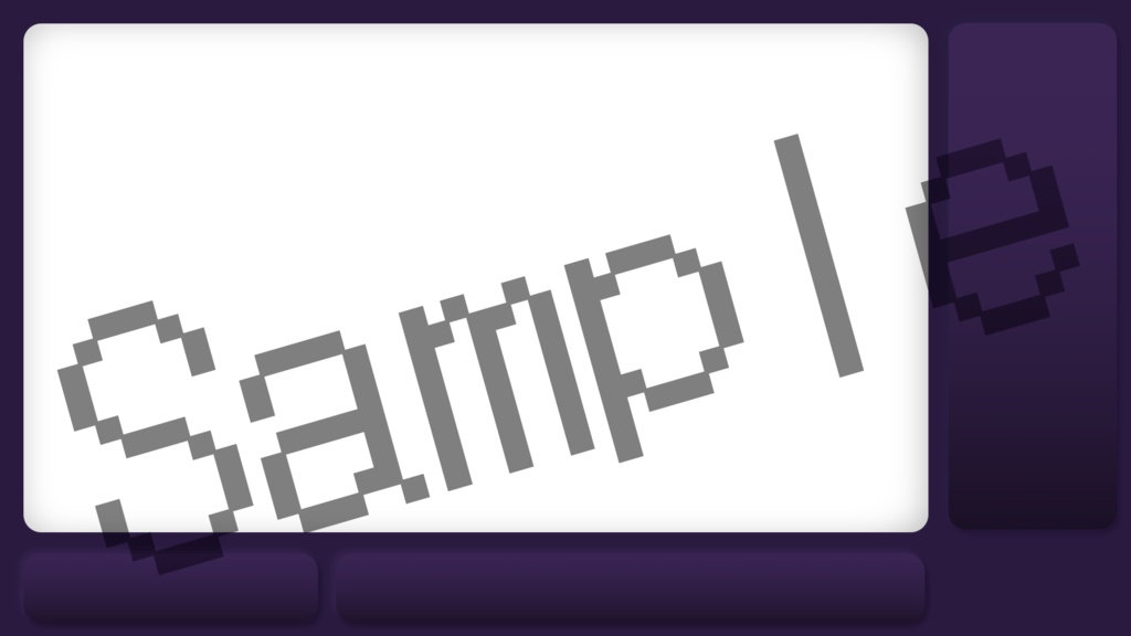 【9色】シンプルなニューモフィズム【配信オーバーレイ】