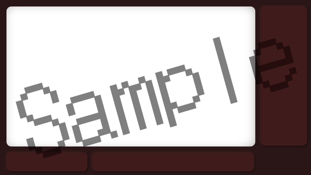 【9色】シンプルなニューモフィズム【配信オーバーレイ】