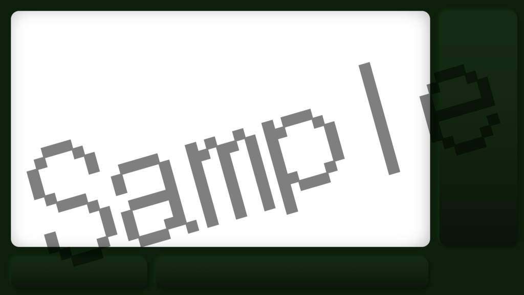 【9色】シンプルなニューモフィズム【配信オーバーレイ】