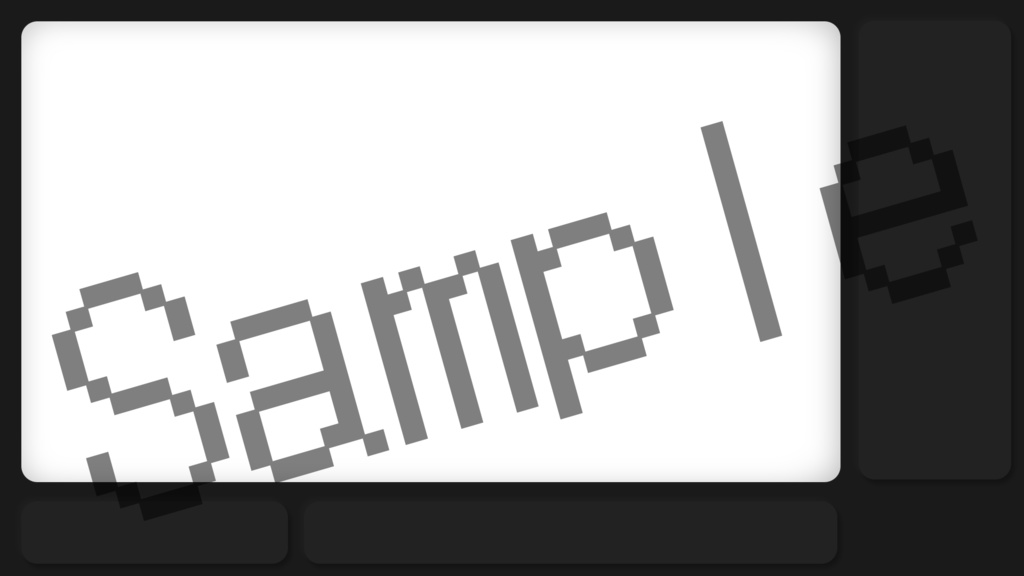 【9色】シンプルなニューモフィズム【配信オーバーレイ】