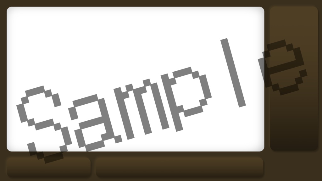 【9色】シンプルなニューモフィズム【配信オーバーレイ】