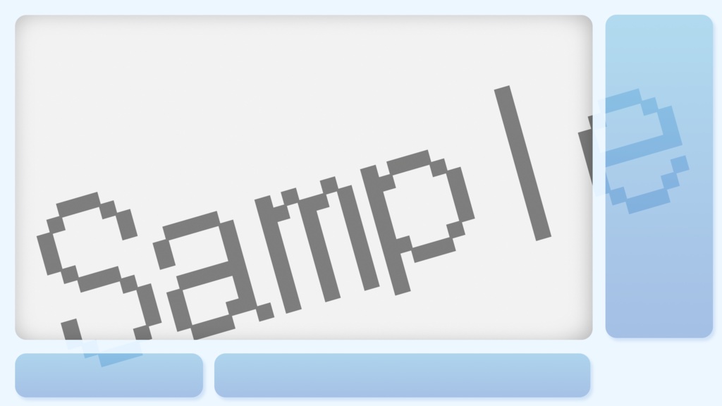 【無料素材】全3色!パステルなニューモフィズム【配信オーバーレイ】