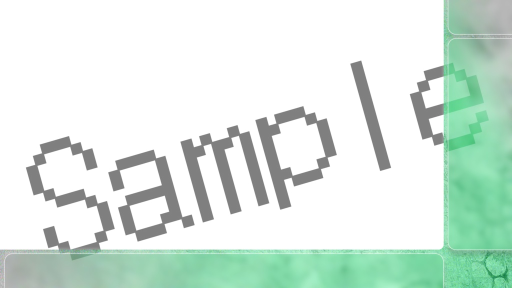 【無料素材】全3色!Glassy Stream Overlay!【配信オーバーレイ】