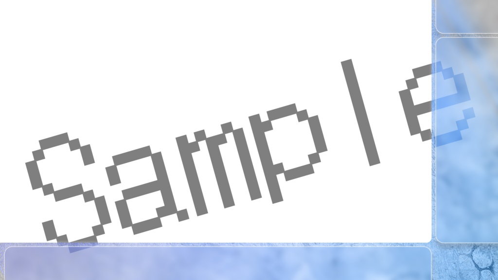 【無料素材】全3色!Glassy Stream Overlay!【配信オーバーレイ】