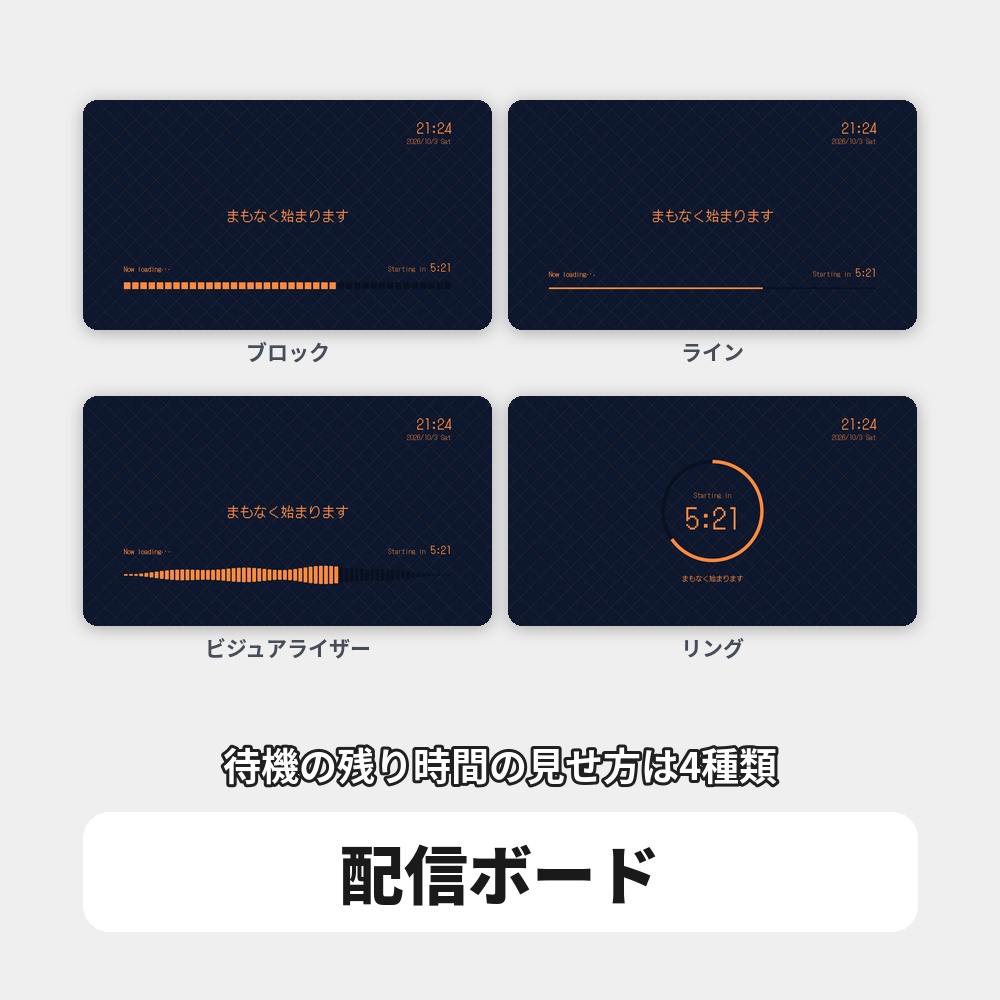 【無料版あり】OBS用 配信画面セット|雑談・ゲーム・待機画面をひとつに / Stream Board