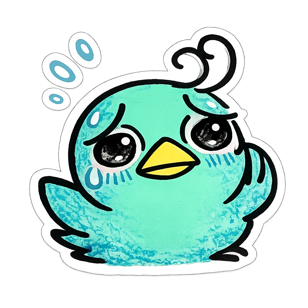 もず太郎ステッカー