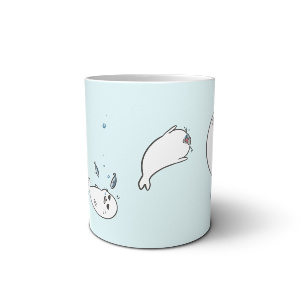 マグカップ・ほっこり遊泳ごまったん