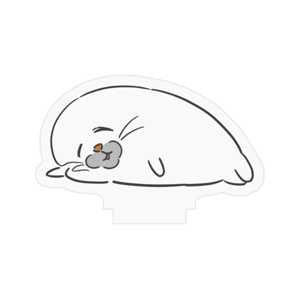 アクリルスタンド・床におちてるごまったん