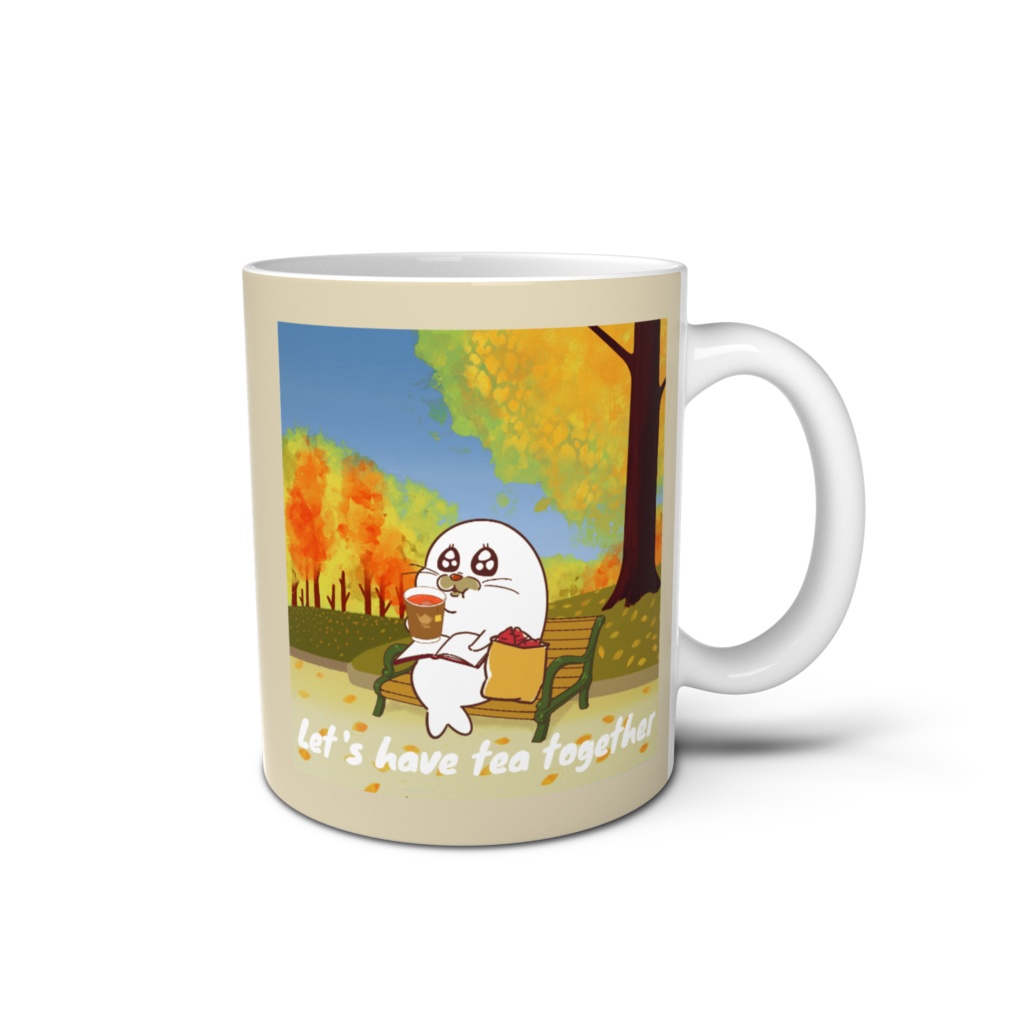 マグカップ・お茶をしばくごまったん ~秋~