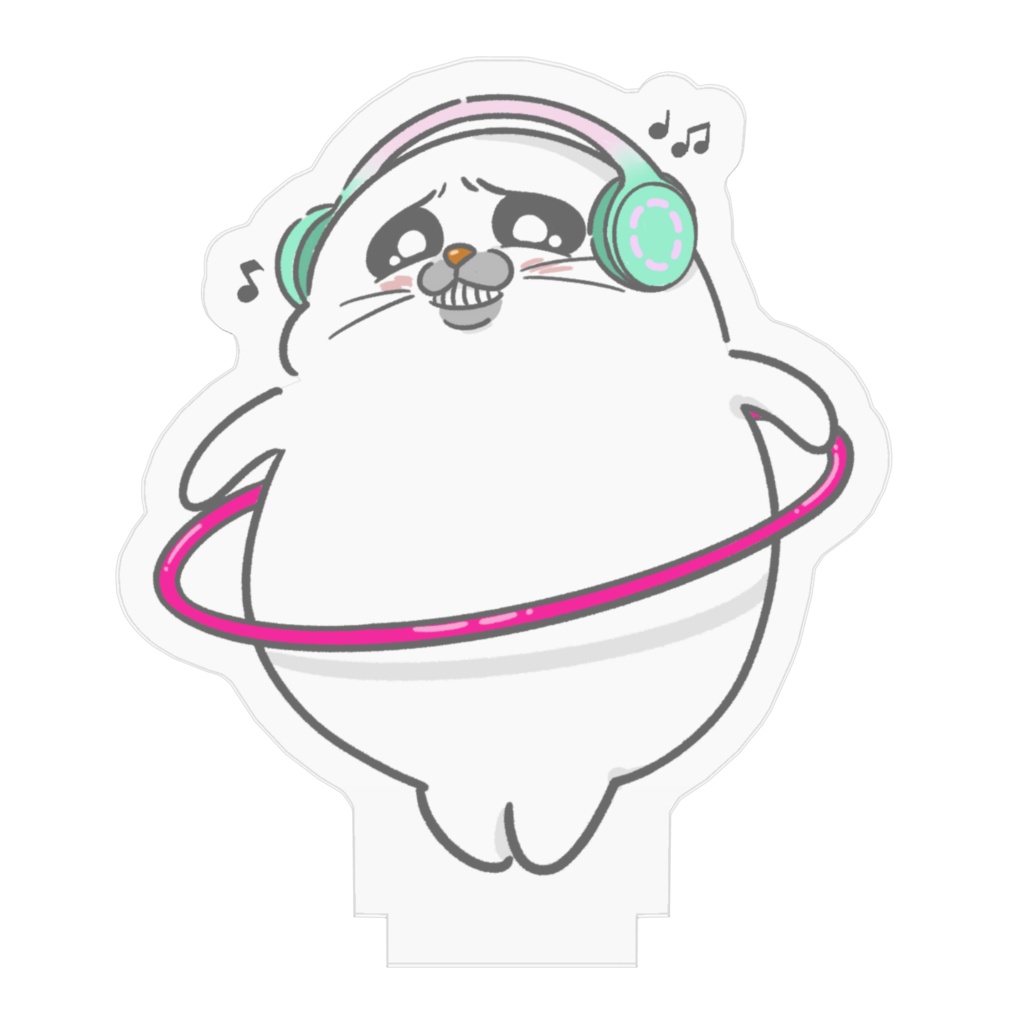 アクリルスタンド・フラフープやる気マンマンごまったん