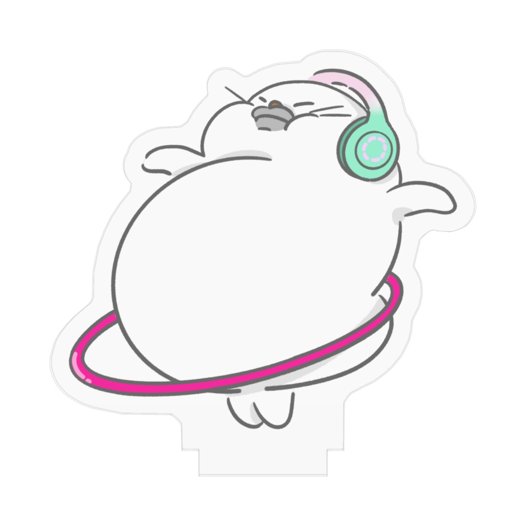 アクリルスタンド・ごまったんフラフープ奮闘中