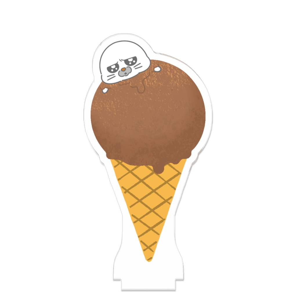 つながるアクスタ・チョコレートonごまったん