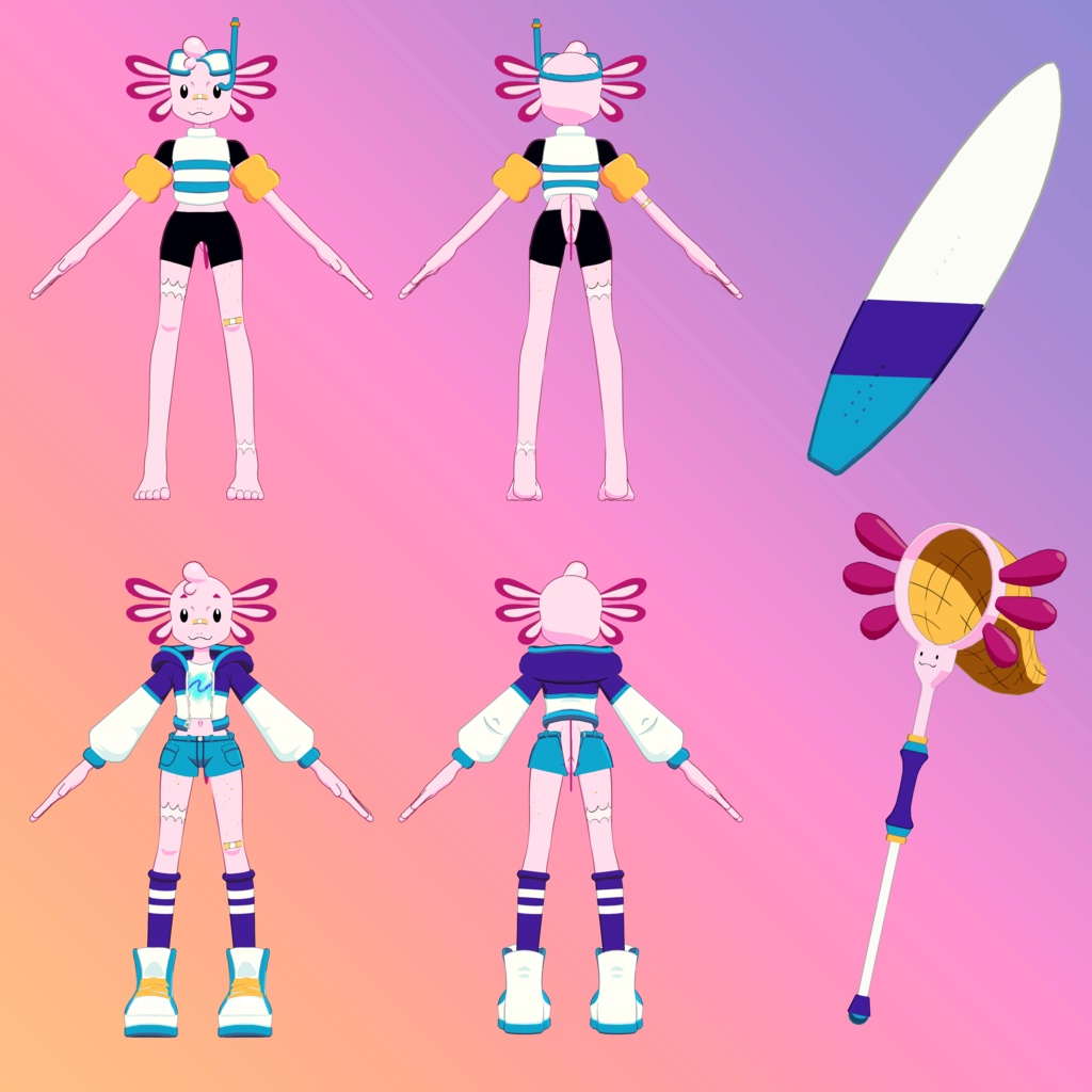 Axolotl (VRChat Avatar)