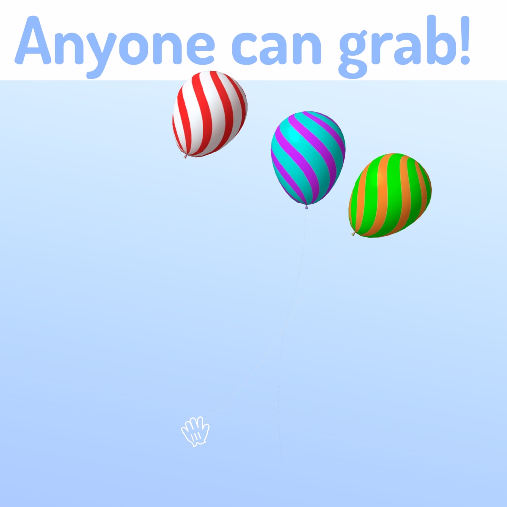 Grabbable Balloon! (VRChat)