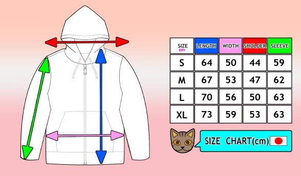 ネコネコシックス / パーカー