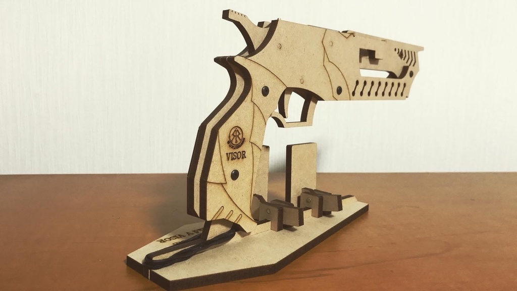 射撃形態切替式複合ゴム銃 Shortbread Ⅴ VISOR