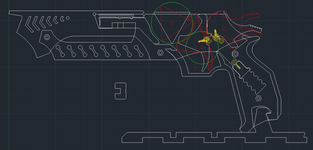 射撃形態切替式複合ゴム銃 Shortbread Ⅴ VISOR
