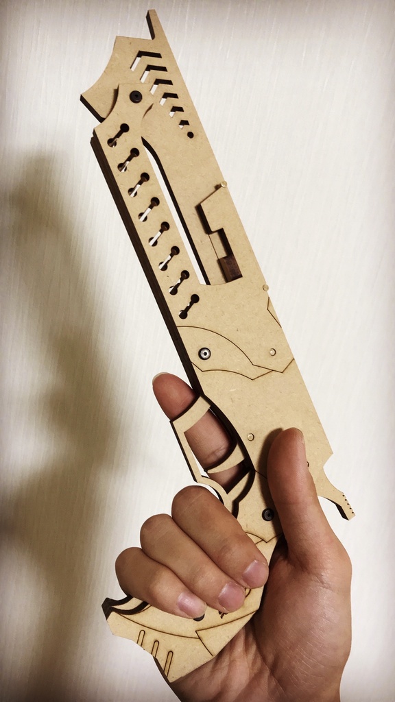 射撃形態切替式複合ゴム銃 Shortbread Ⅴ VISOR