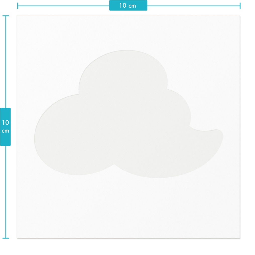 雲のステッカー