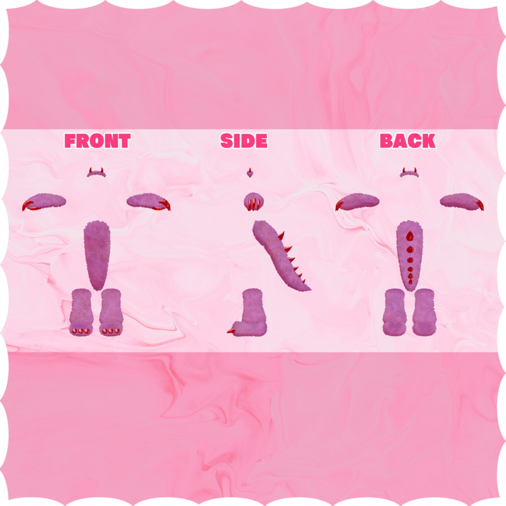 怪獣なりきりセット【VRChat想定】