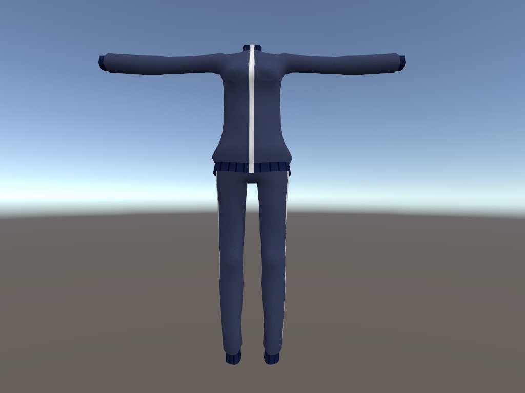 【無料】シンプルな芋ジャージ