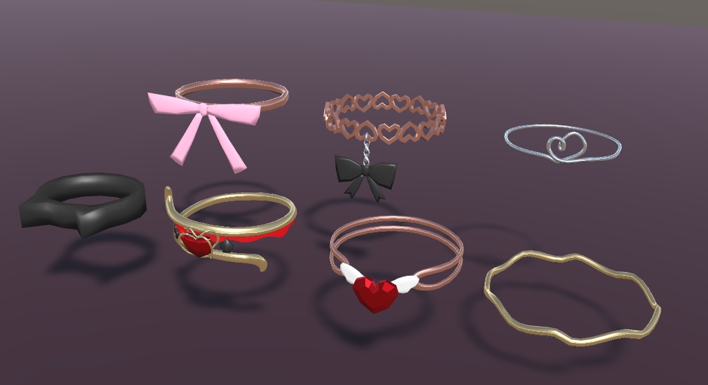 【VRChat想定】リングセット