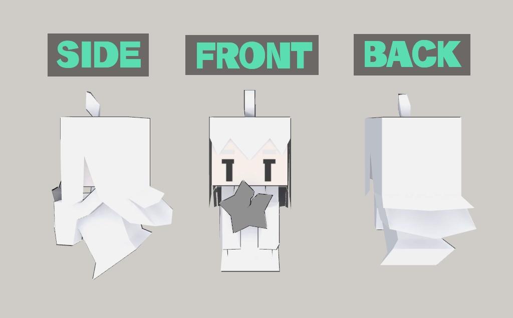 【ロードラ非公式ファンモデル】ポリしろ【VRChat向け】