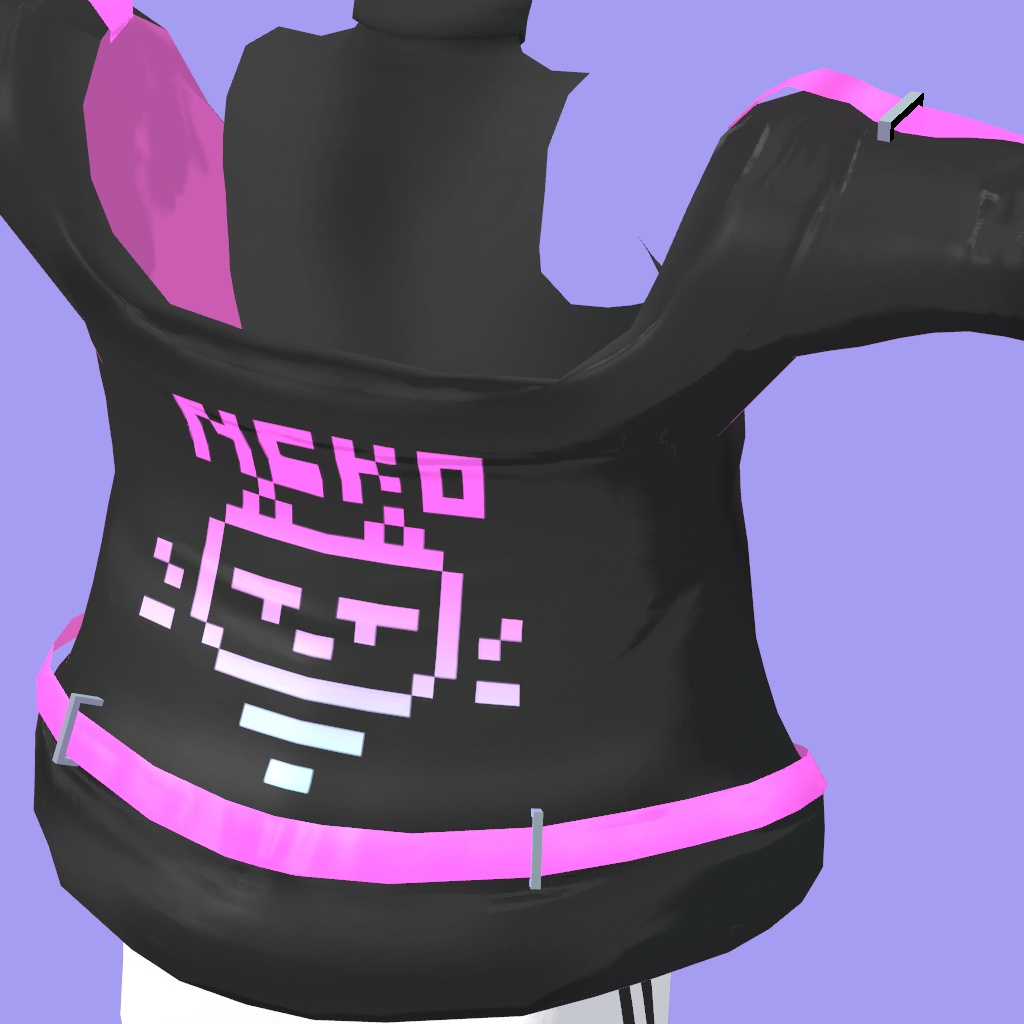 【ミスティちゃん向け衣装】ストリートネオンコーデ