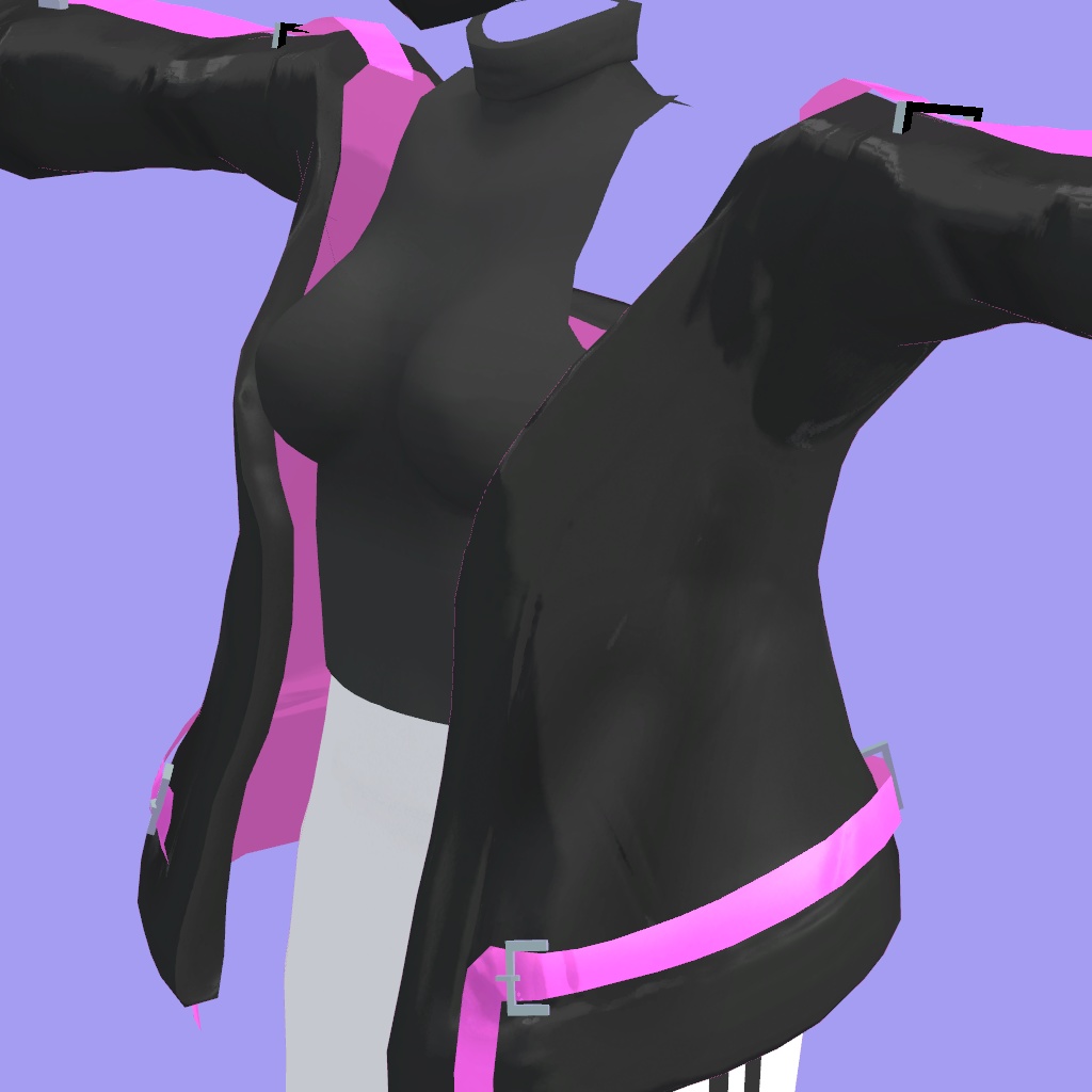 【ミスティちゃん向け衣装】ストリートネオンコーデ