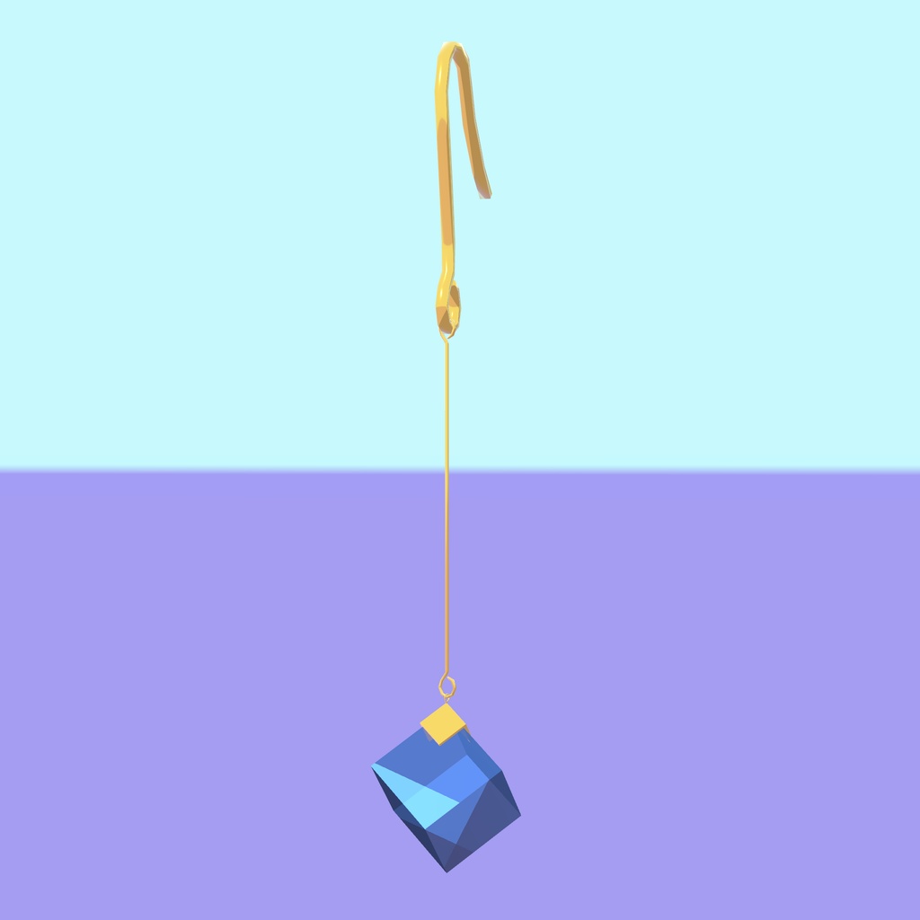 ゆらゆらピアス【VRChat想定】