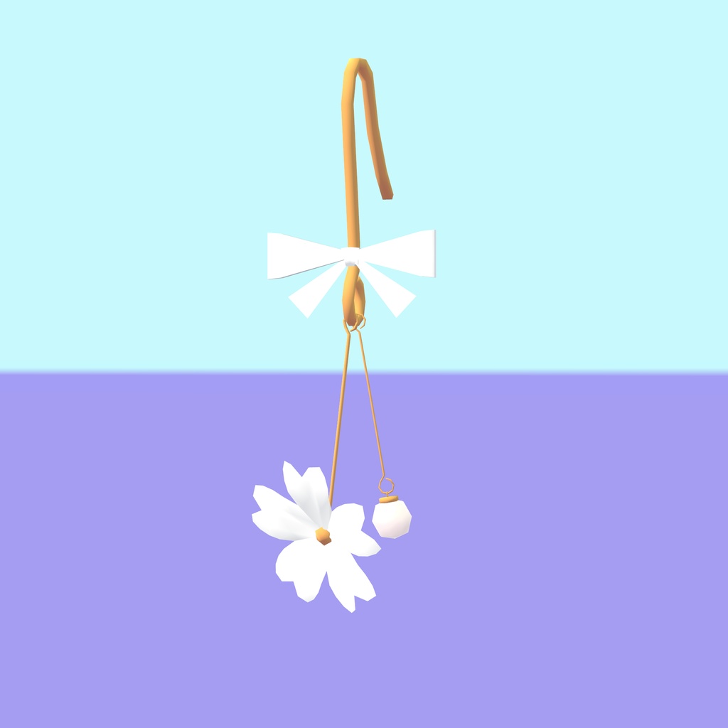 ゆらゆらピアス【VRChat想定】