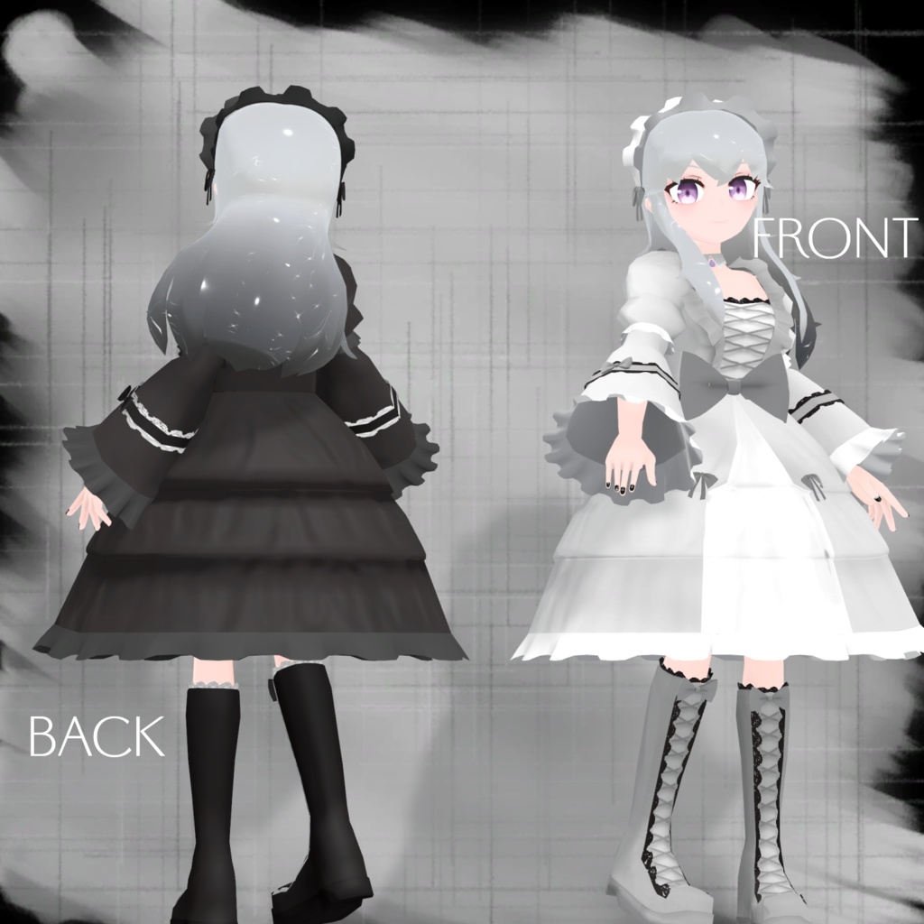ゴシックドレス【VRChat想定衣装】